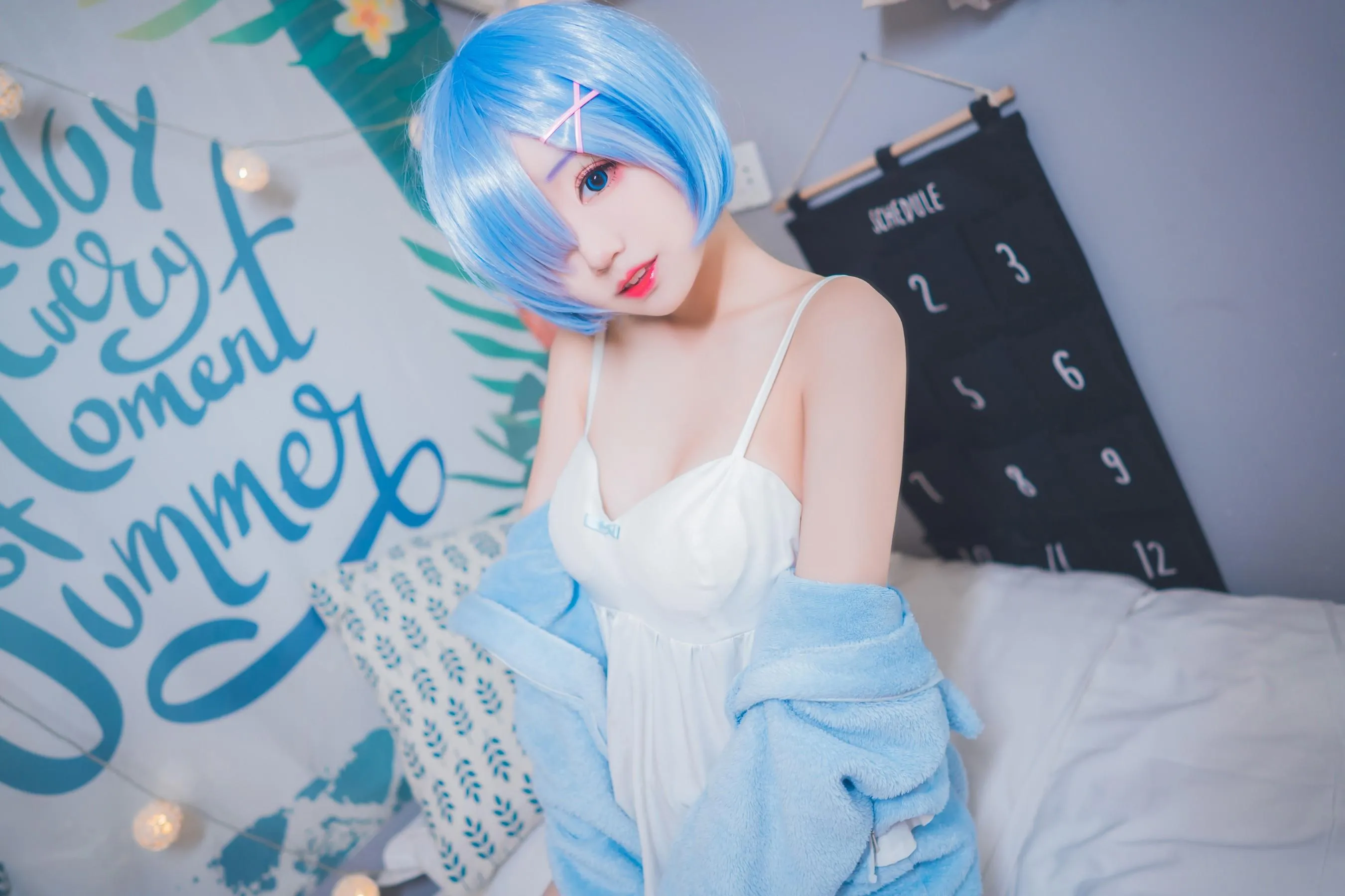 猫君君_MaoJun – NO.23 雷姆猫耳睡衣 [29P]插图9